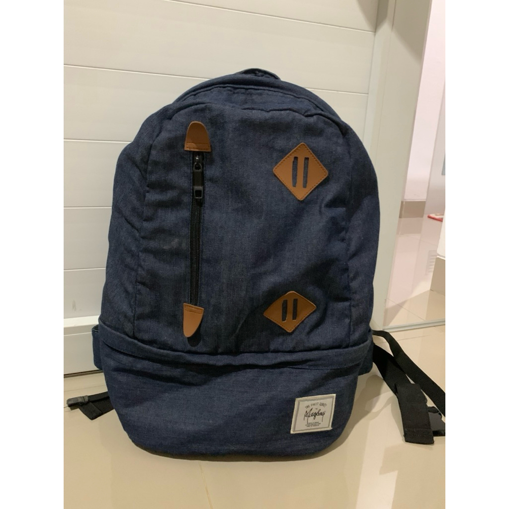 Preloved tas travelling denim