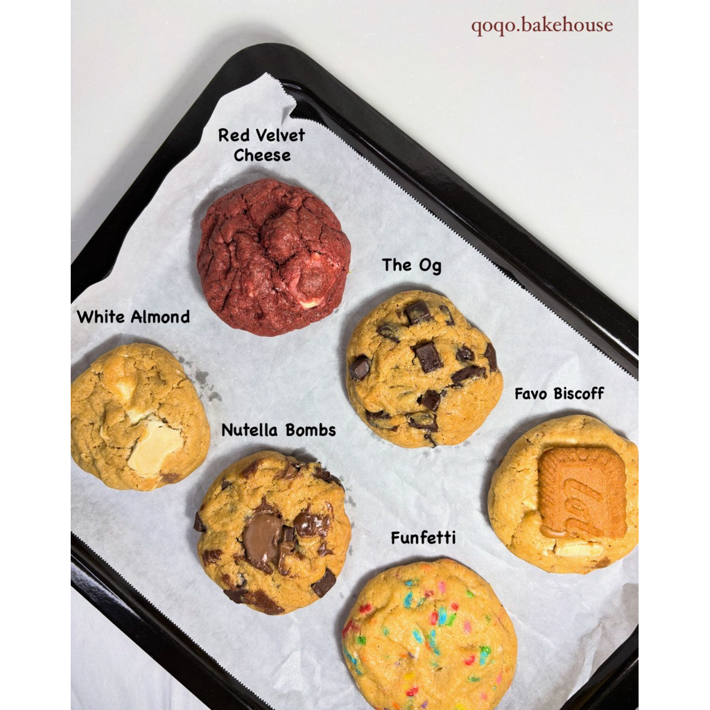 

[ BEST SELLER ] Premium Soft Baked Cookies | 60gr by qoqo.bakehouse