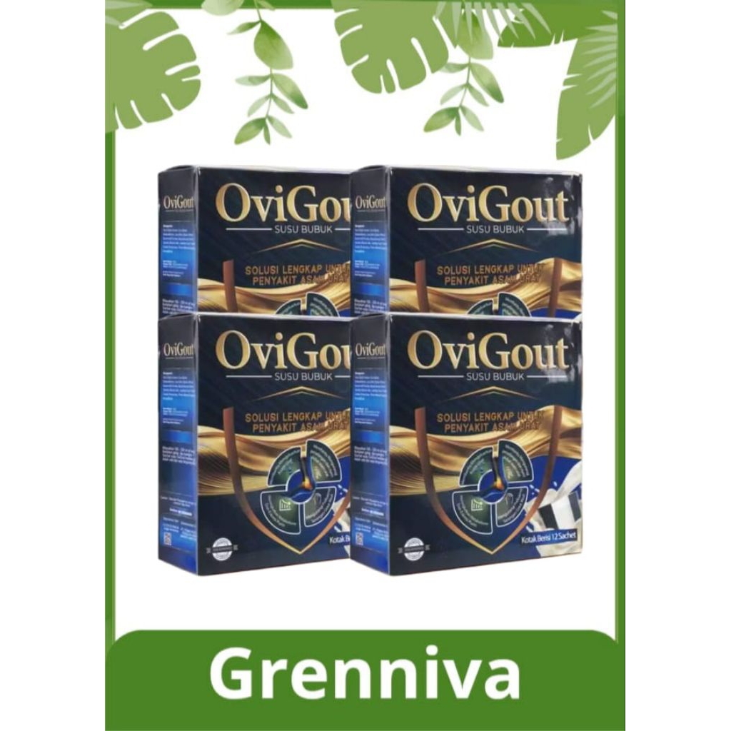 

OVIGOUT 4 Box Milik Susu Suplemen Kesehatan Asam Urat, Kolesterol Dan Tulang Sendi