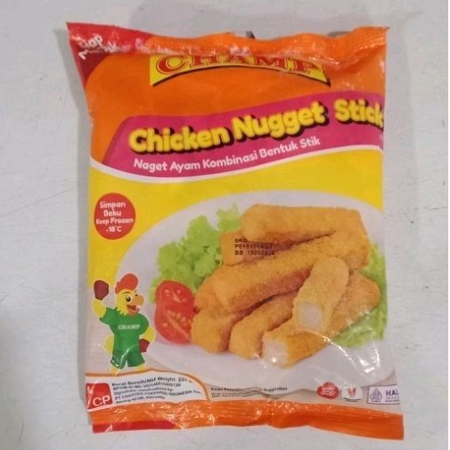 

Champ nuget ayam stick 250gr naget ayam bentuk stik