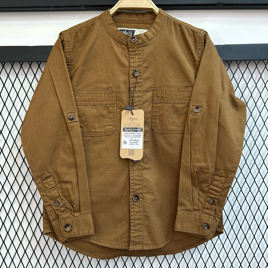 Kemeja Koko Anak Panjang Kemeja Koko Anak Agera Junior