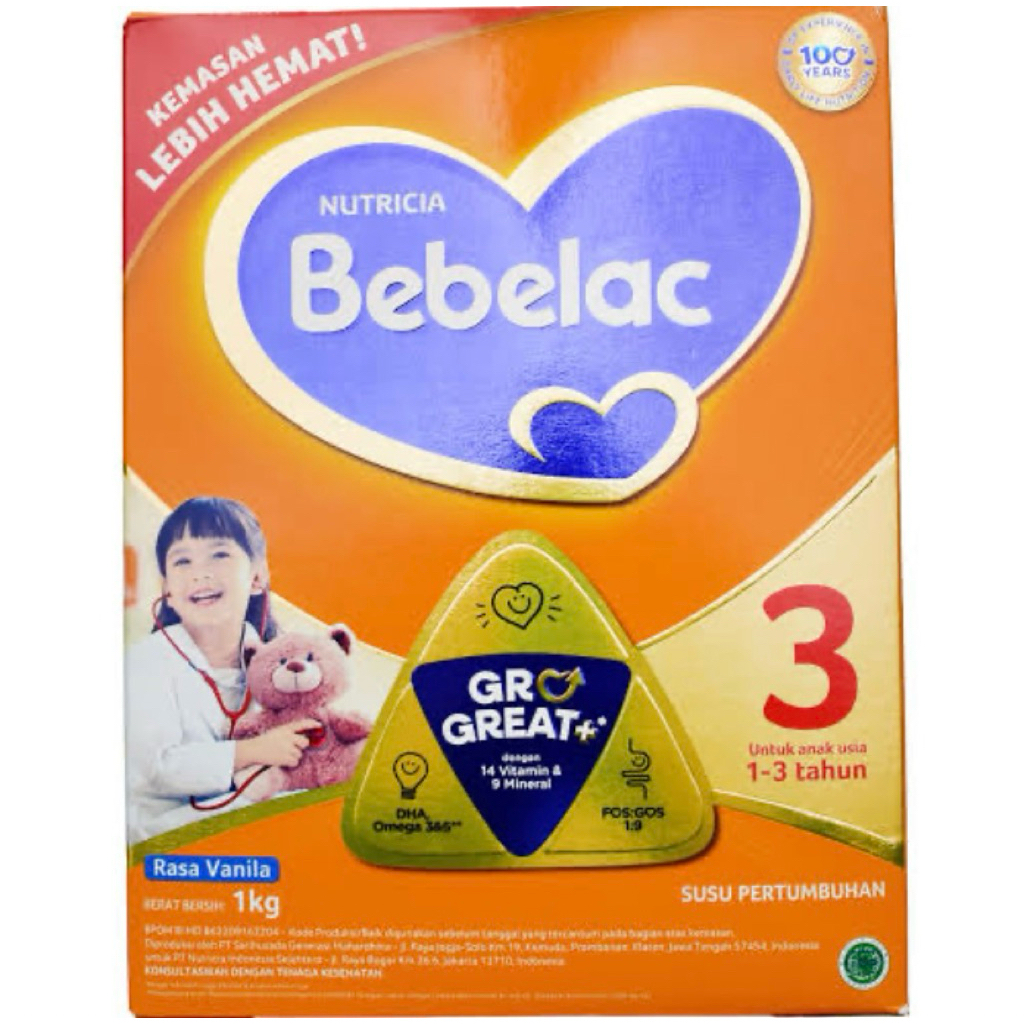 

bebelac 1-3 tahun vanila