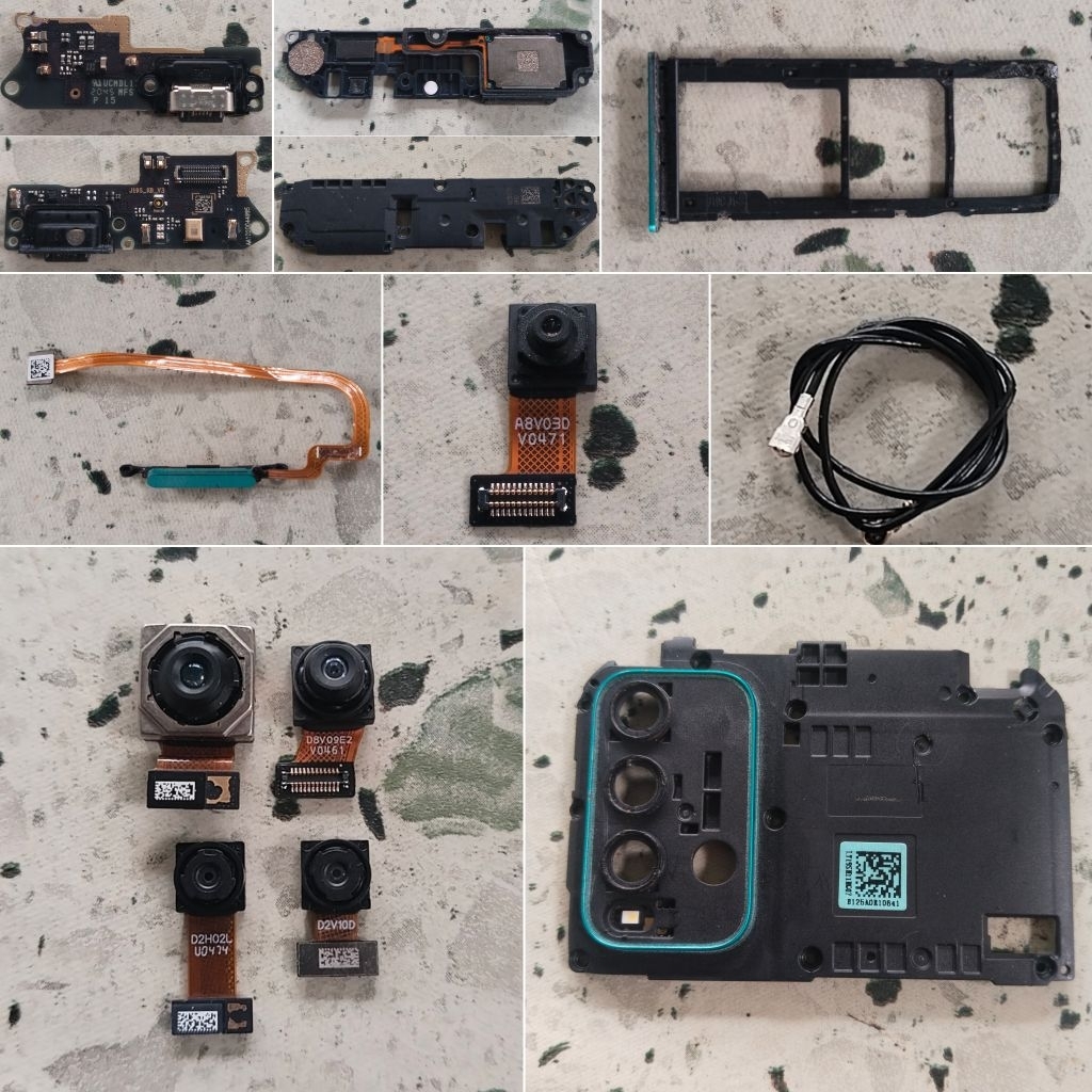 Xiaomi Redmi 9T Poco M3 Bahan Kanibalan, Mesin Mati Total Matot, Konektor Cas HF, Antena, Flex UI MB