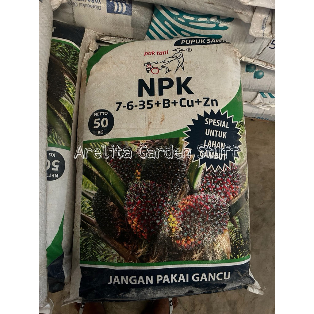 Pupuk NPK 7-6-34 +B+Cu+Zn repack 5Kg