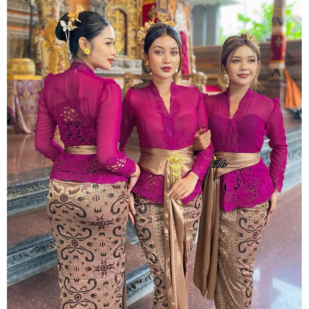 kain kebaya bordir bali/ Kebaya bali bordir tradisional kebaya bali murah promo kebaya bali promo ka