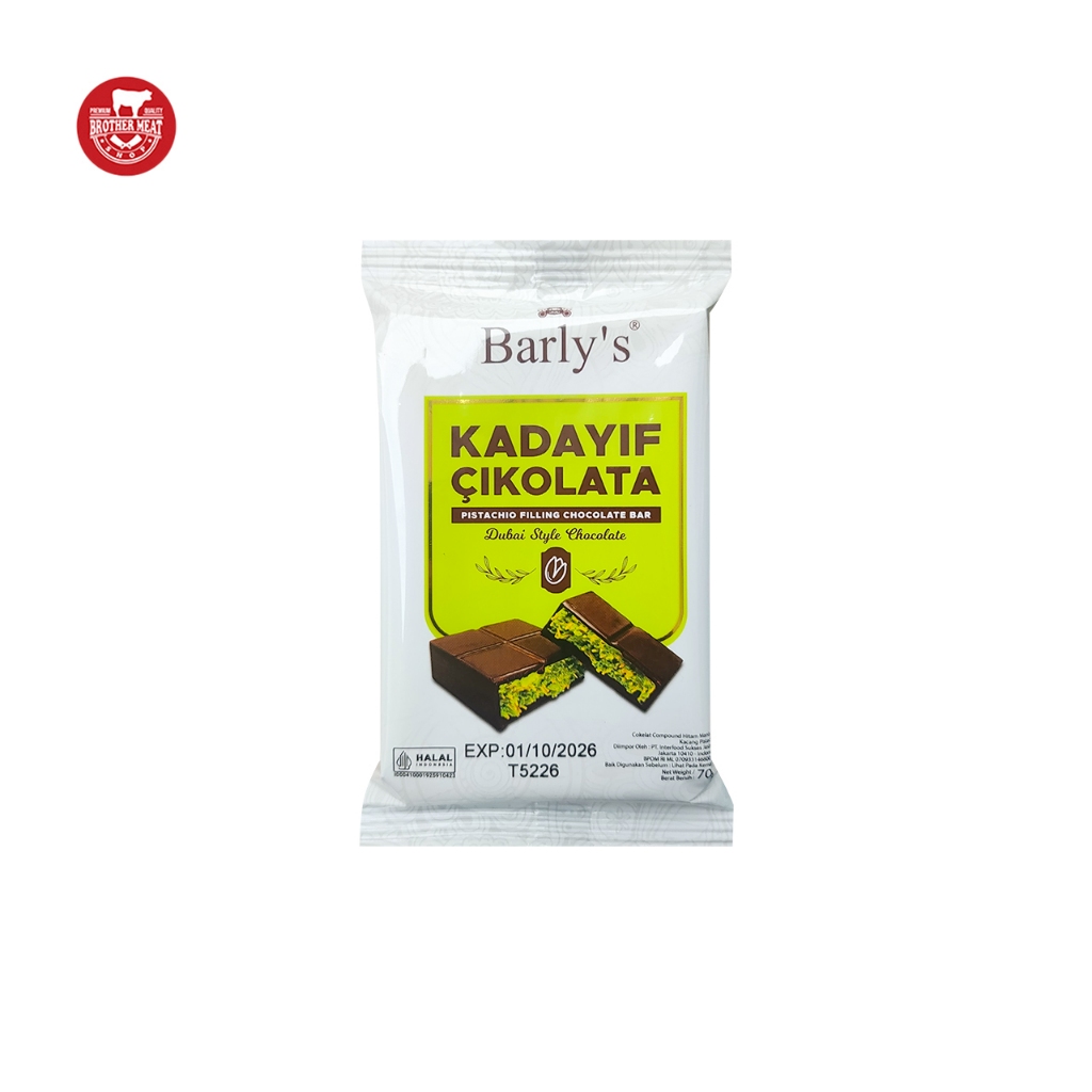 

Barly's Cokelat Dubai 70gr / Kadayif Cikolata - Brothermeatshop