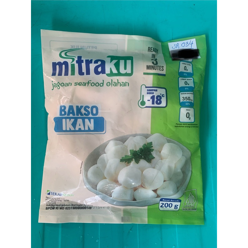 

SR034 MK Bakso Ikan 200 gr (Frozen Food)