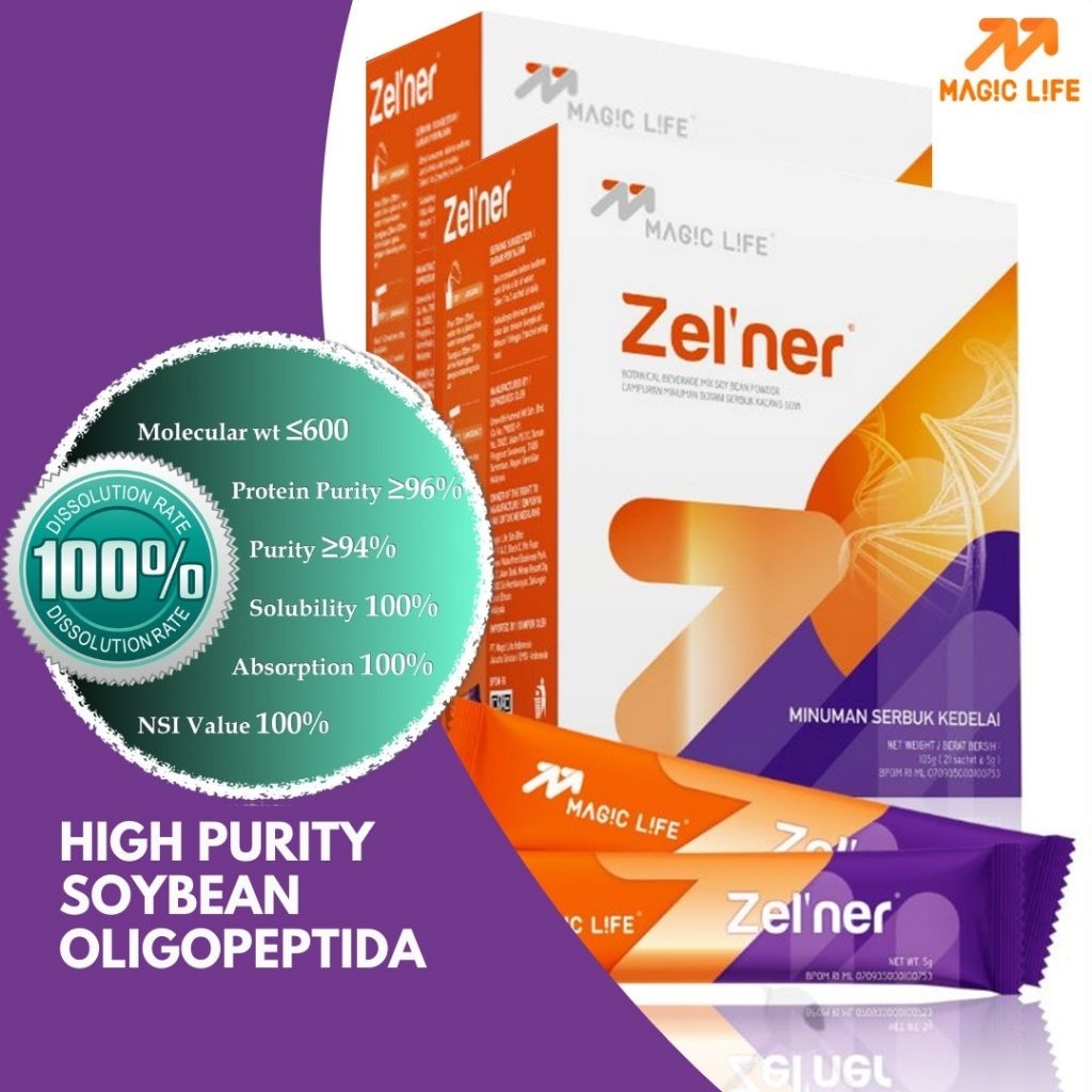 2 BOX Magiclife Zelner Oligopeptida Original