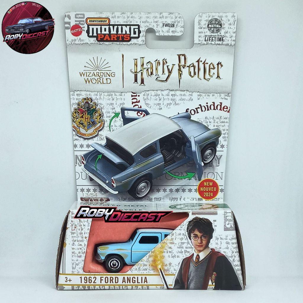 Matchbox Moving Parts 1962 Ford Anglia Harry Potter