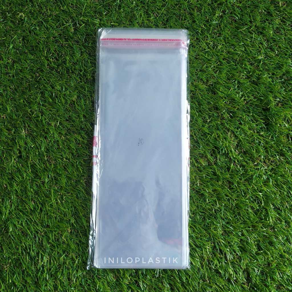 

Plastik OPP Seal Undangan Souvenir Roti lem perekat 10x25 / Plastik Souvenir Seal OPP 10cm x 25cm