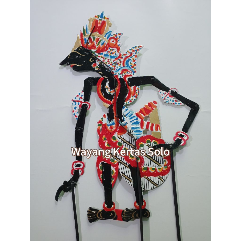 Wayang kulit kertas wayang mainan krisna/kresna