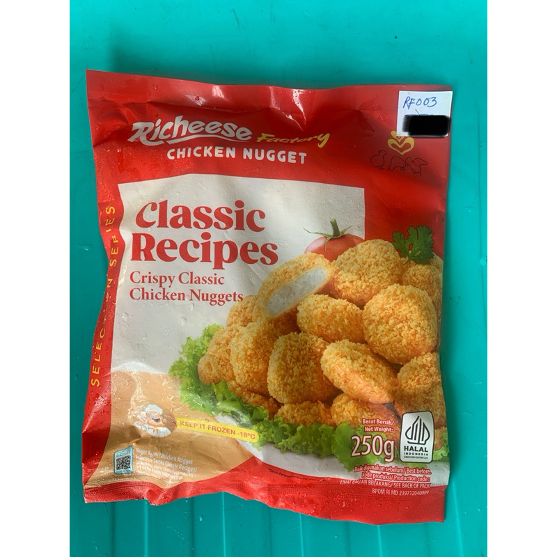 

RF003 Richeese Nugget Classic 250 gr (Frozen Food)