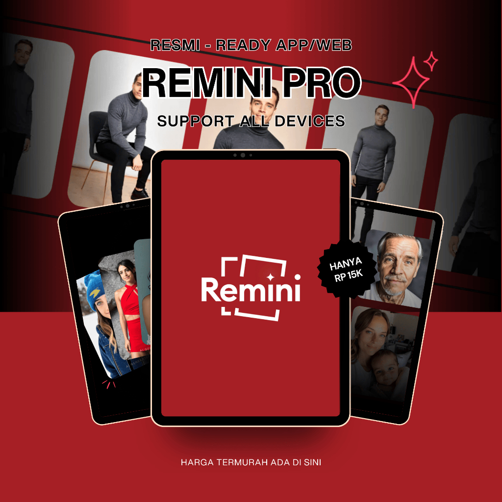 Remini Pro Bulanan - Ready Versi App & Web