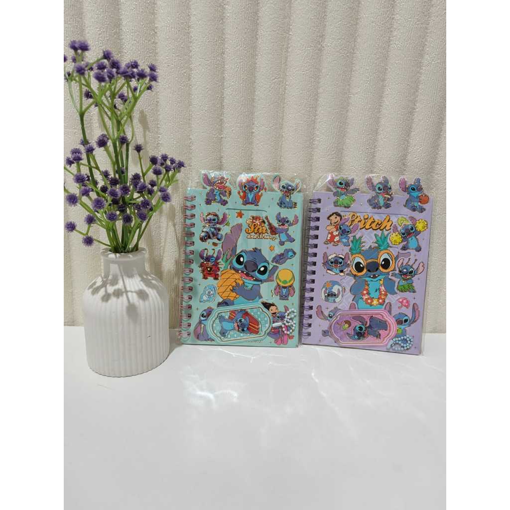 

BUKU STIKER STITCH A5 STIKER BOOK STITCH BLUE LILO SERIES LUCU UNIK IMUT NOTEBOOK STIKER STITCH CY DC TERMURAH