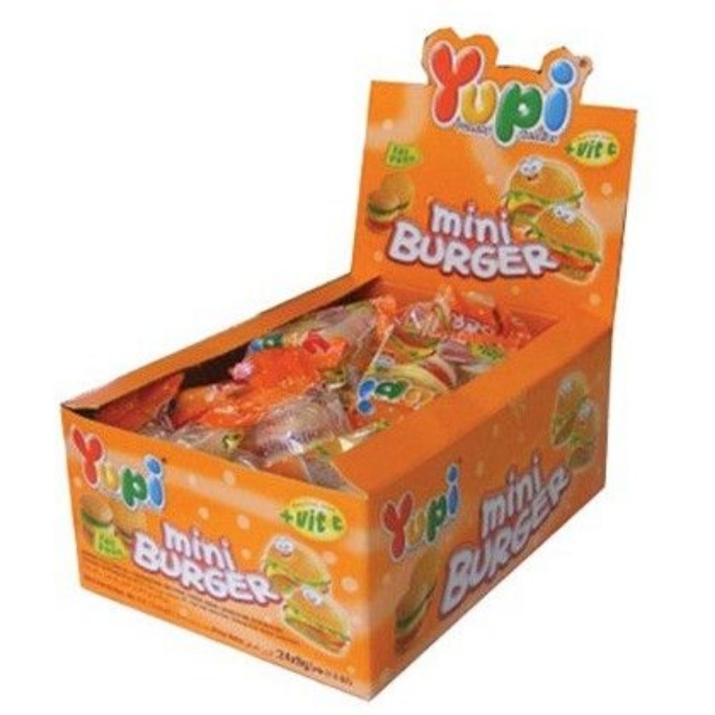

YUPI Burger Mini Permen Jelly
