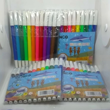 

Cat warna air merk SENCO atau random isi 12 warna murah kelir air waterbased 12 wrna