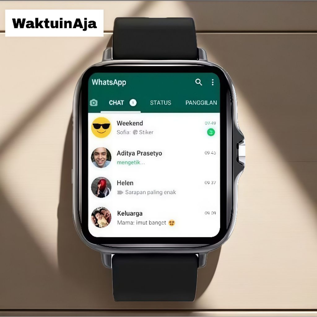 JAM HP PINTAR ANDROID Smartwatch Pelacak Kebugaran Jam tangan aimo pria jam tangan smartwatch smartw