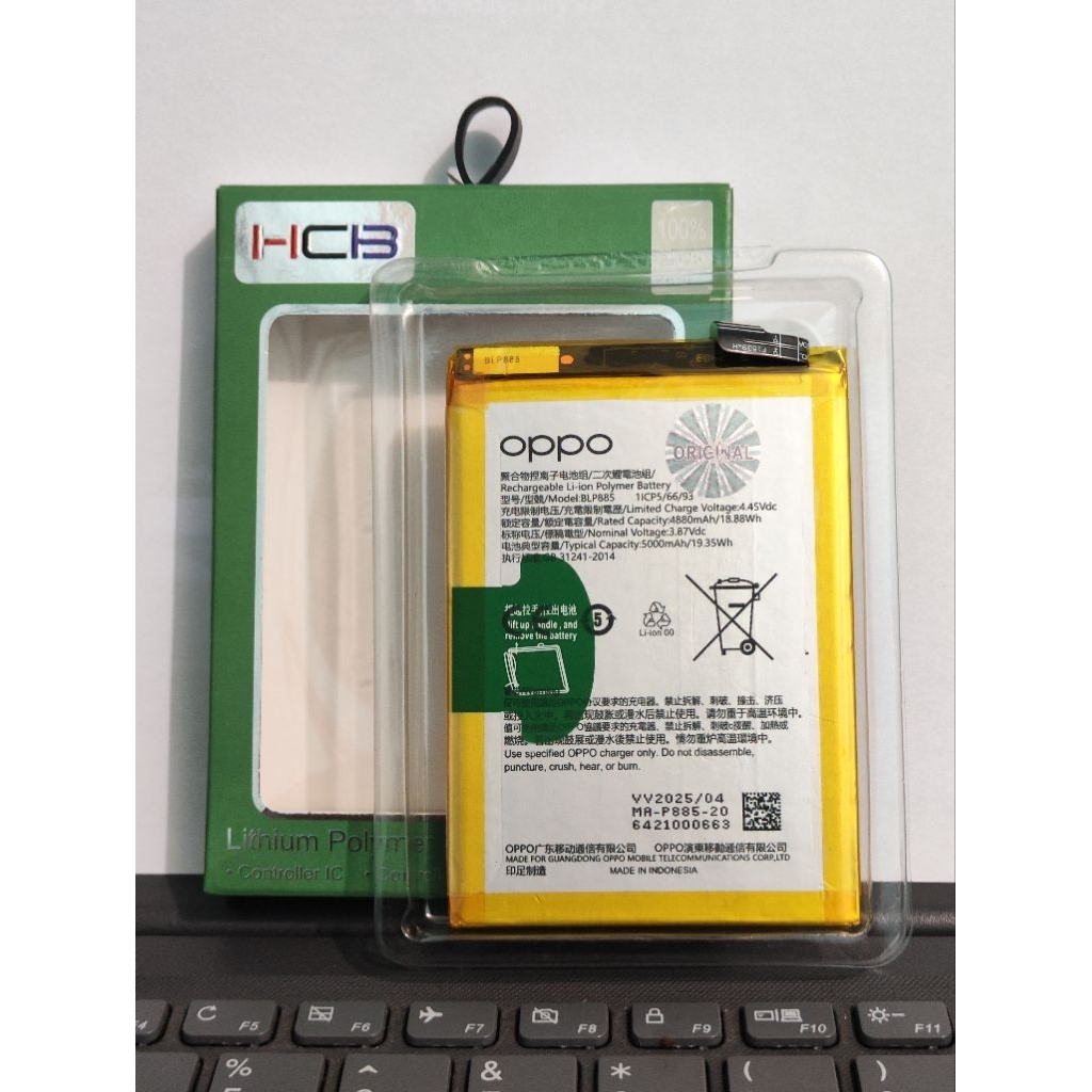 BATERAI BATRE BATRAI HP OPPO A76 A96 BLP885 BLP 885 ORIGINAL 100%