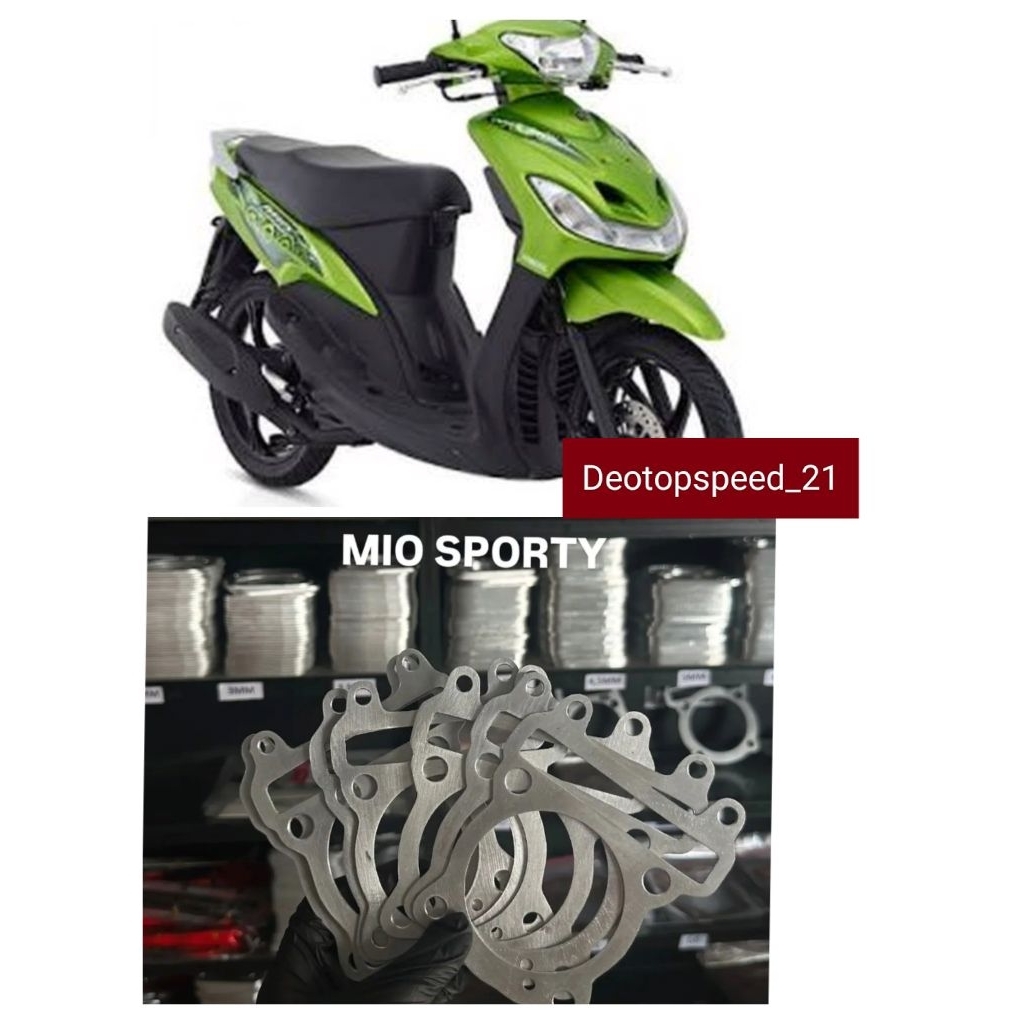 packing paking plendes blok Yamaha Mio 6mm 7mm 8mm 10mm 12mm Gasket Yamaha Soul