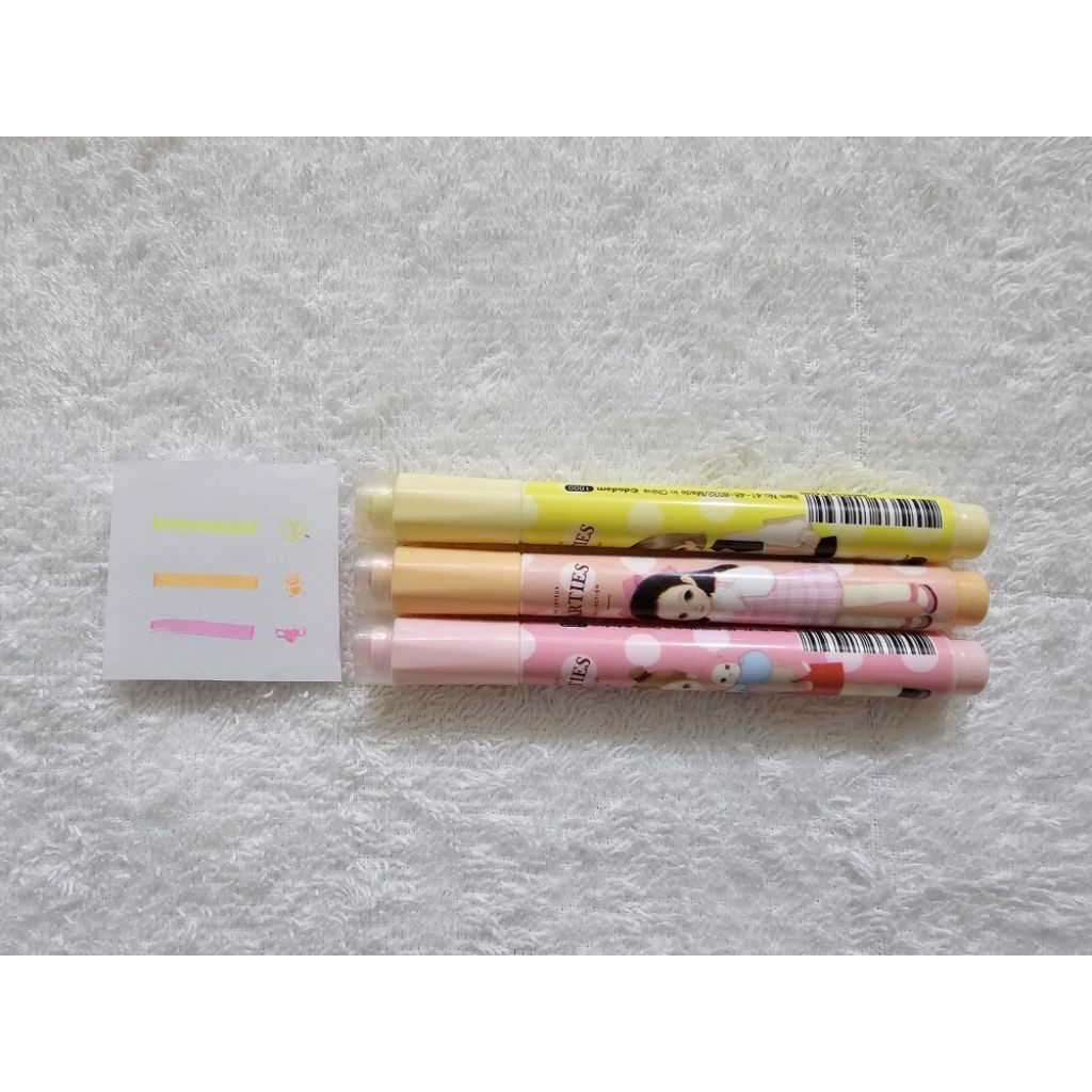 

(Baca Deskripsi) Preloved De Joyeux Parties Collection Stabilo & Stamp 2 in 1