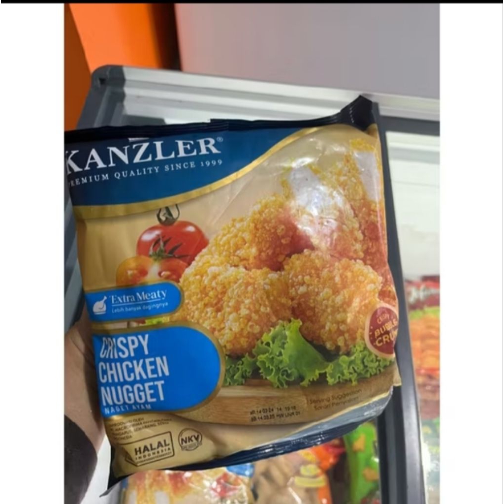 

kanzler nugget ayam crispy 450 gram