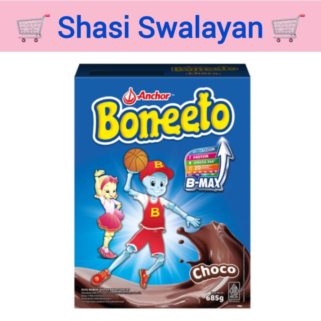 

Boneeto Vanila/ Coklat 685 gram - Susu Pertumbuhan Anak