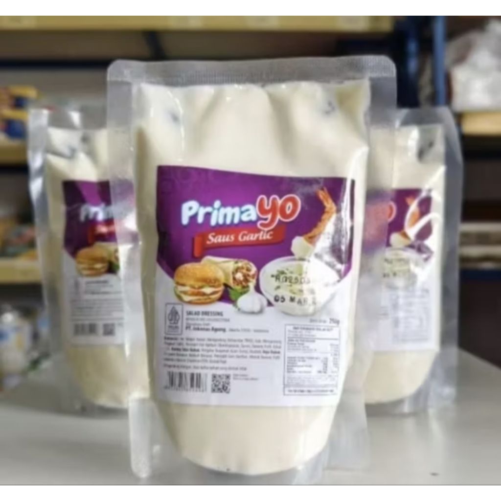

500gr Primayo mayonaise sauce garlic / garlic sauce / primayo saus saos bawang putih