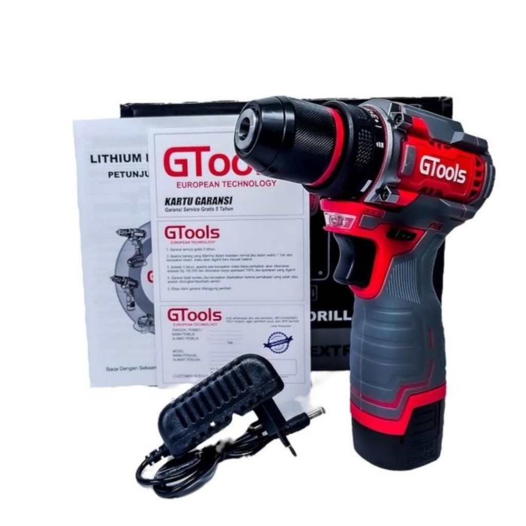 GTOOLS GT12 PRO BOR CORDLESS BRUSHLESS 10MM