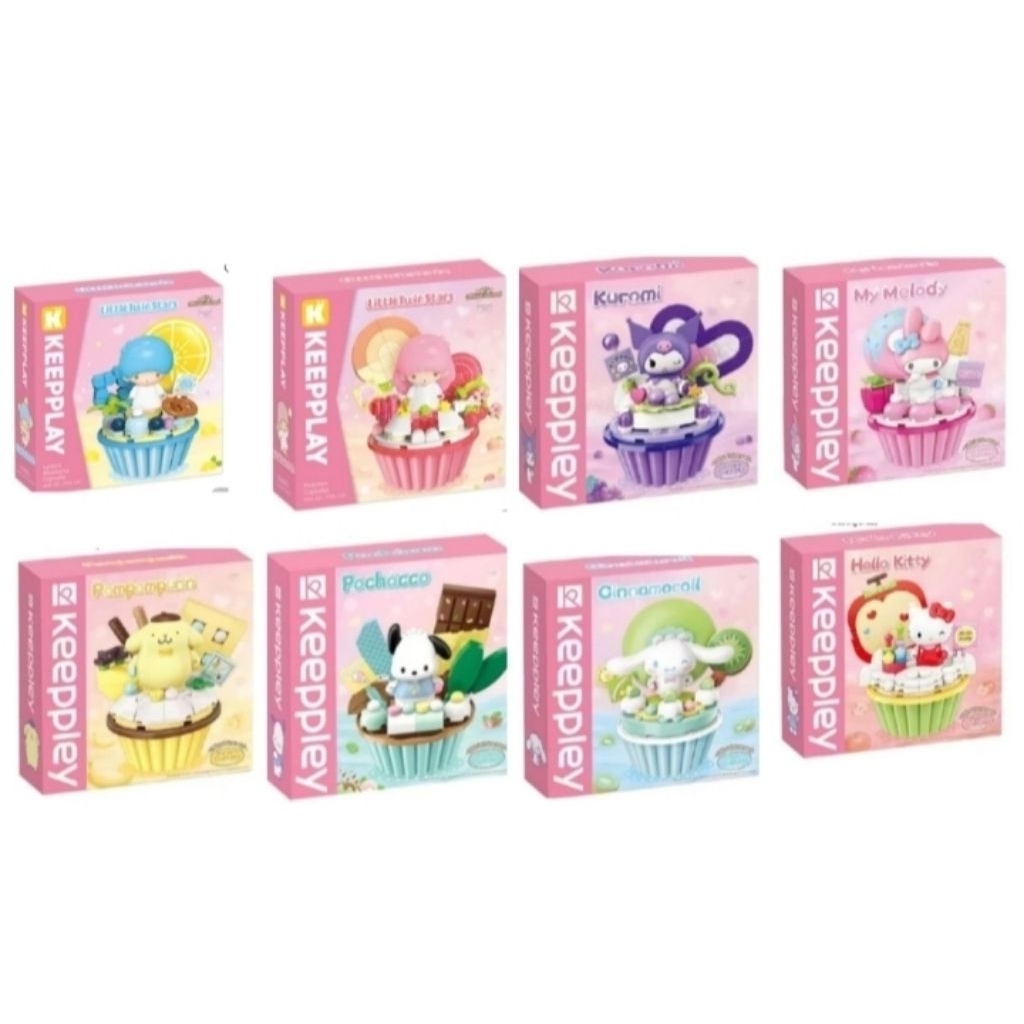 Qmen keeppley Sanrio cupcake