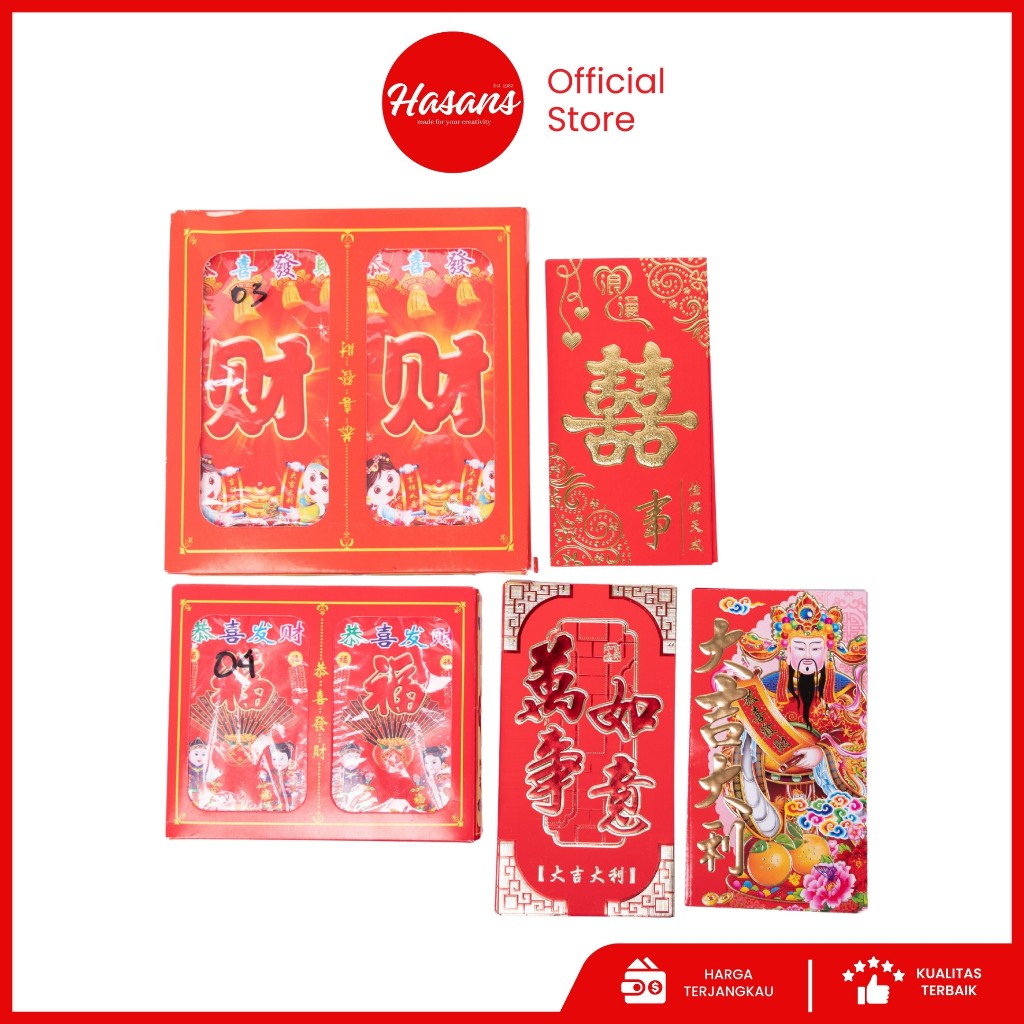 

Angpau / Imlek Angpao / Angpao Imlek / Kertas Angpao / Amplop Merah Imlek / Angpao Karakter / Imlek Angpau