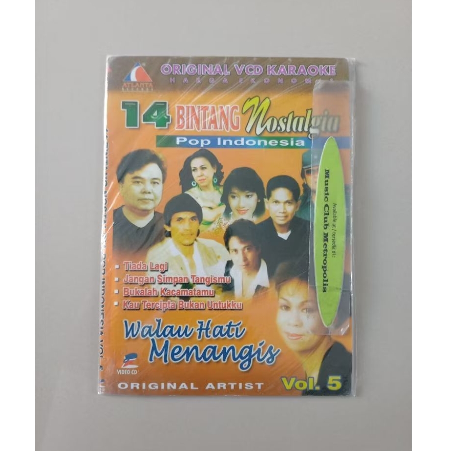 VCD KARAOKE 14 BINTANG NOSTALGIA POP INDONESIA