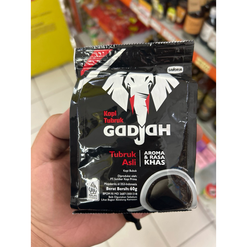 

Kopi Tubruk GADJAH asli 60gram