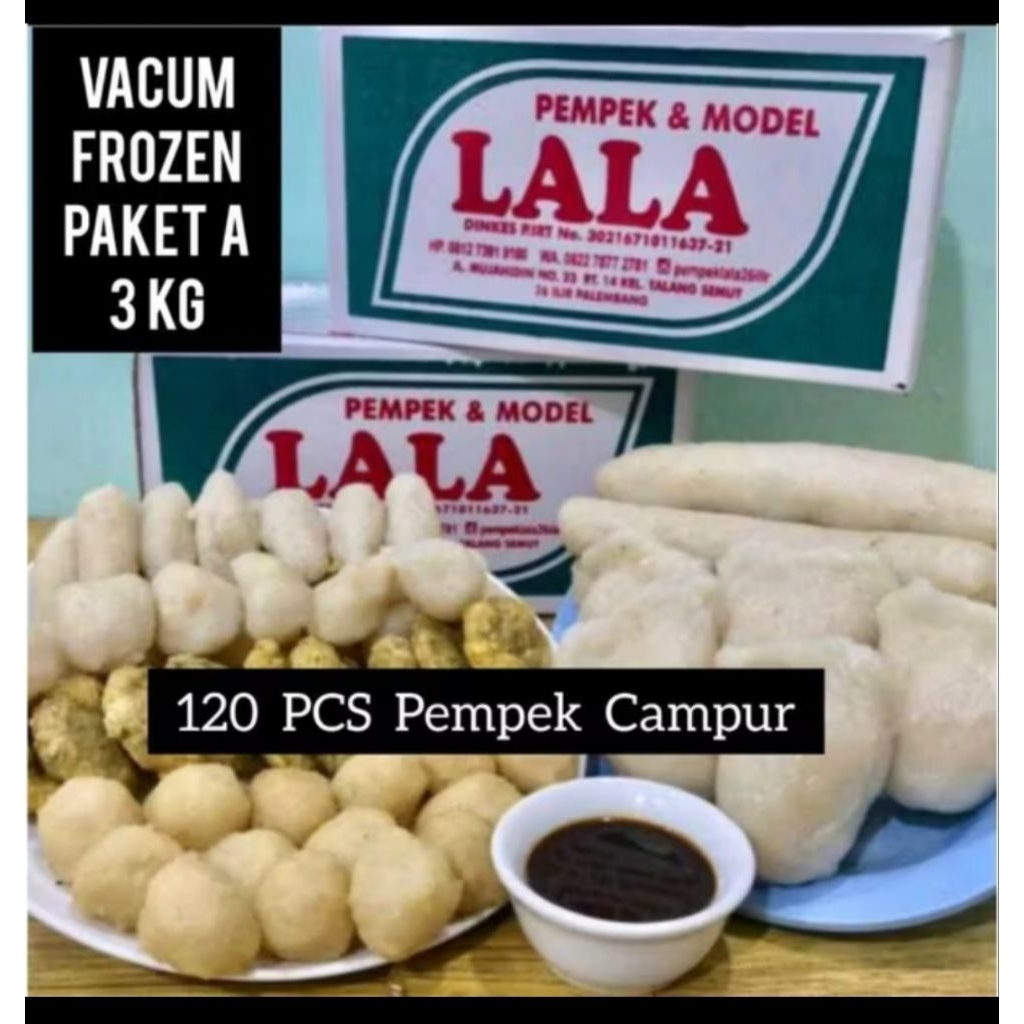 

PAKET A 3 KG.pempel Lala 26 ilir palembang