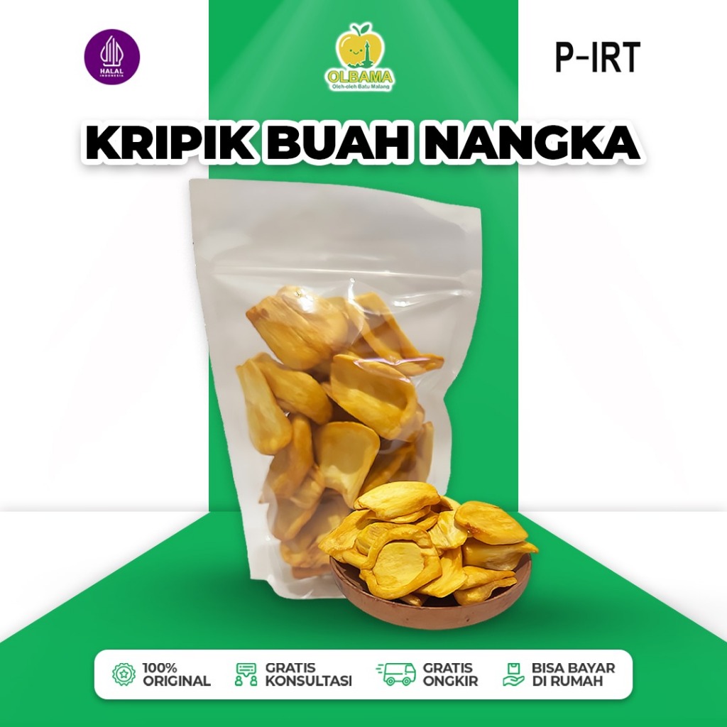

Keripik Buah Nangka 100gr Oleh Oleh Khas Batu Malang | Camilan Kripik Asli 100% Cemilan Gurih Renyah