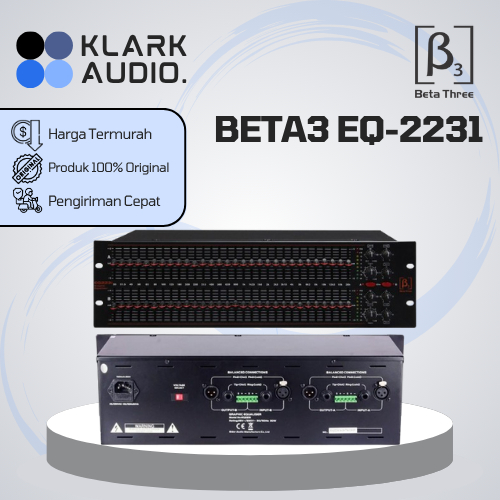 BETA3 / B3 BETA 3 THREE EQ2231 / EQ 2231 / EQ-2231 EQUALIZER ORIGINAL