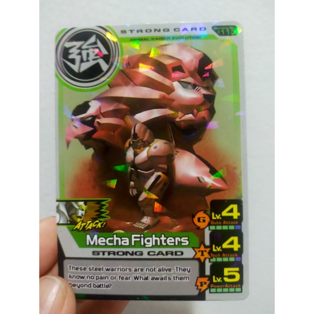 kartu animal kaiser Mecha fighters