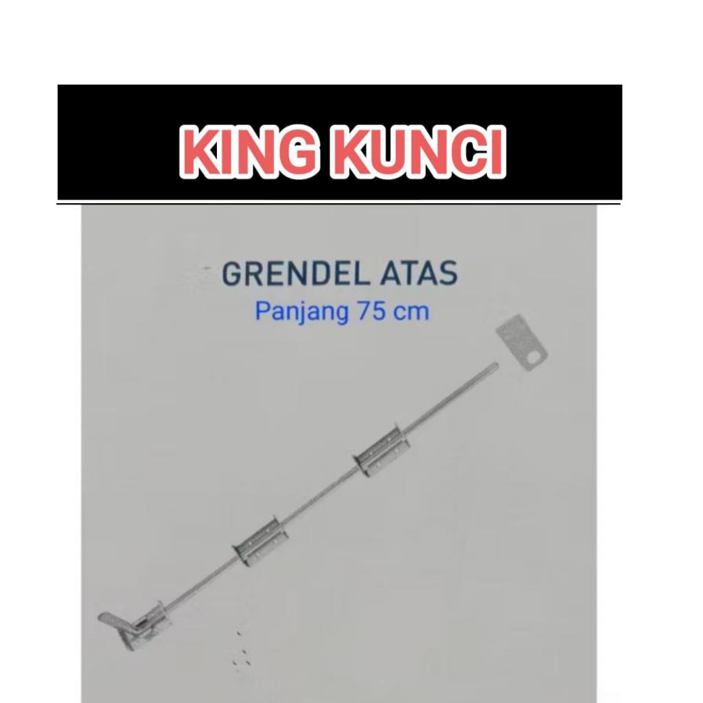 Grendel atas / Slot atas / Grendel tempel atas pintu garasi