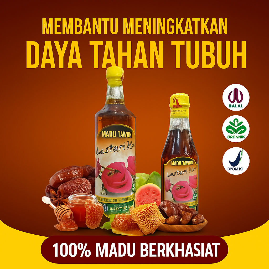 

Madu Hutan Asli Murni Multivitamin Meningkatkan Daya Tahan Tubuh