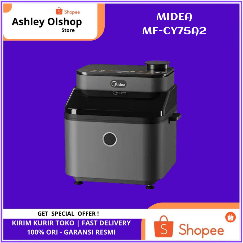 Air Fryer Midea MF-CY75A2 Kapasitas 7 Liter AirFryer Midea 1650 Watt