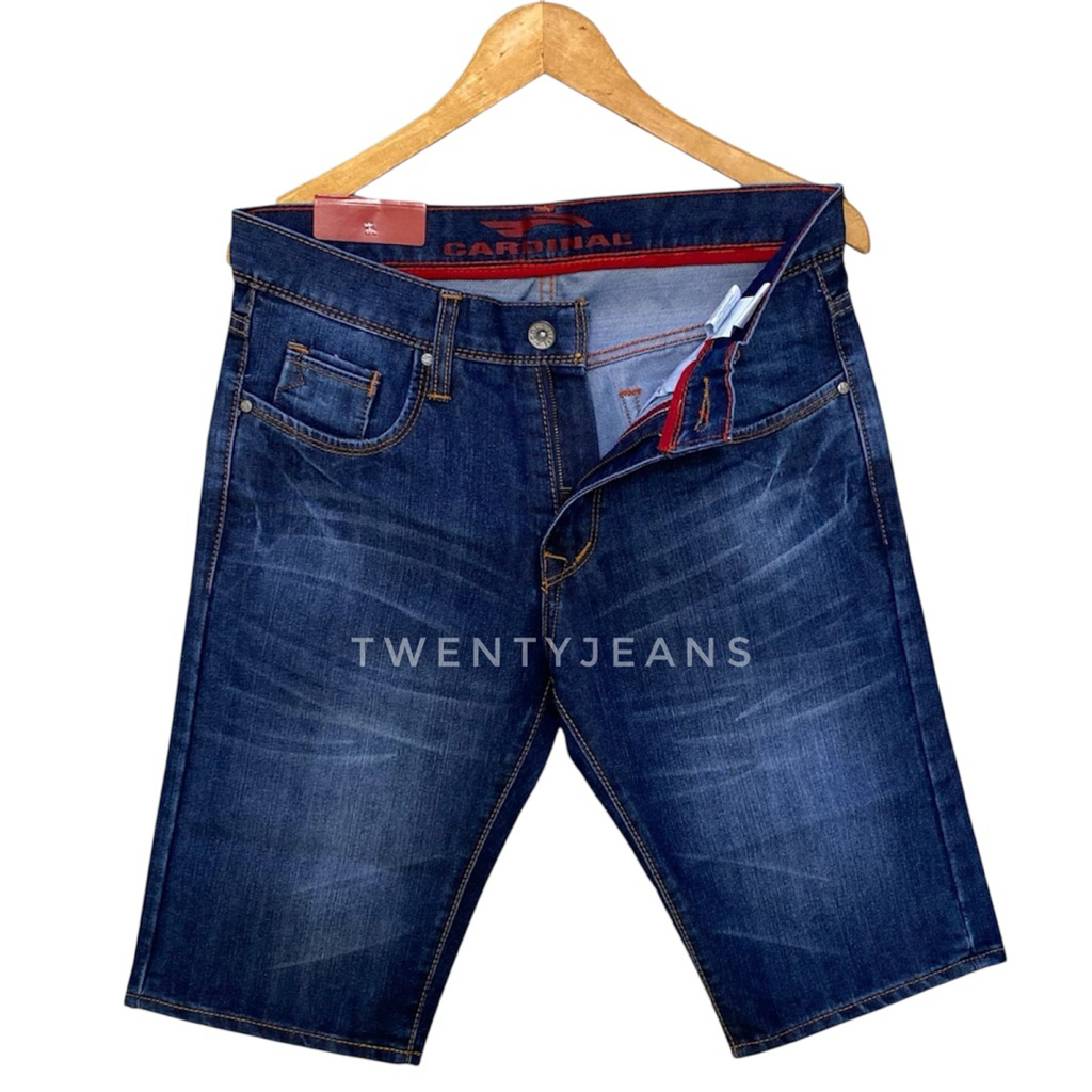 Celana Jeans Pendek Cardinal Pria / Celana Cardinal Pendek Jeans Import