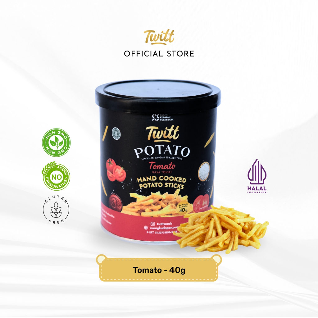 

Twitt Snack - Potato Tomato Stick Kentang 40g