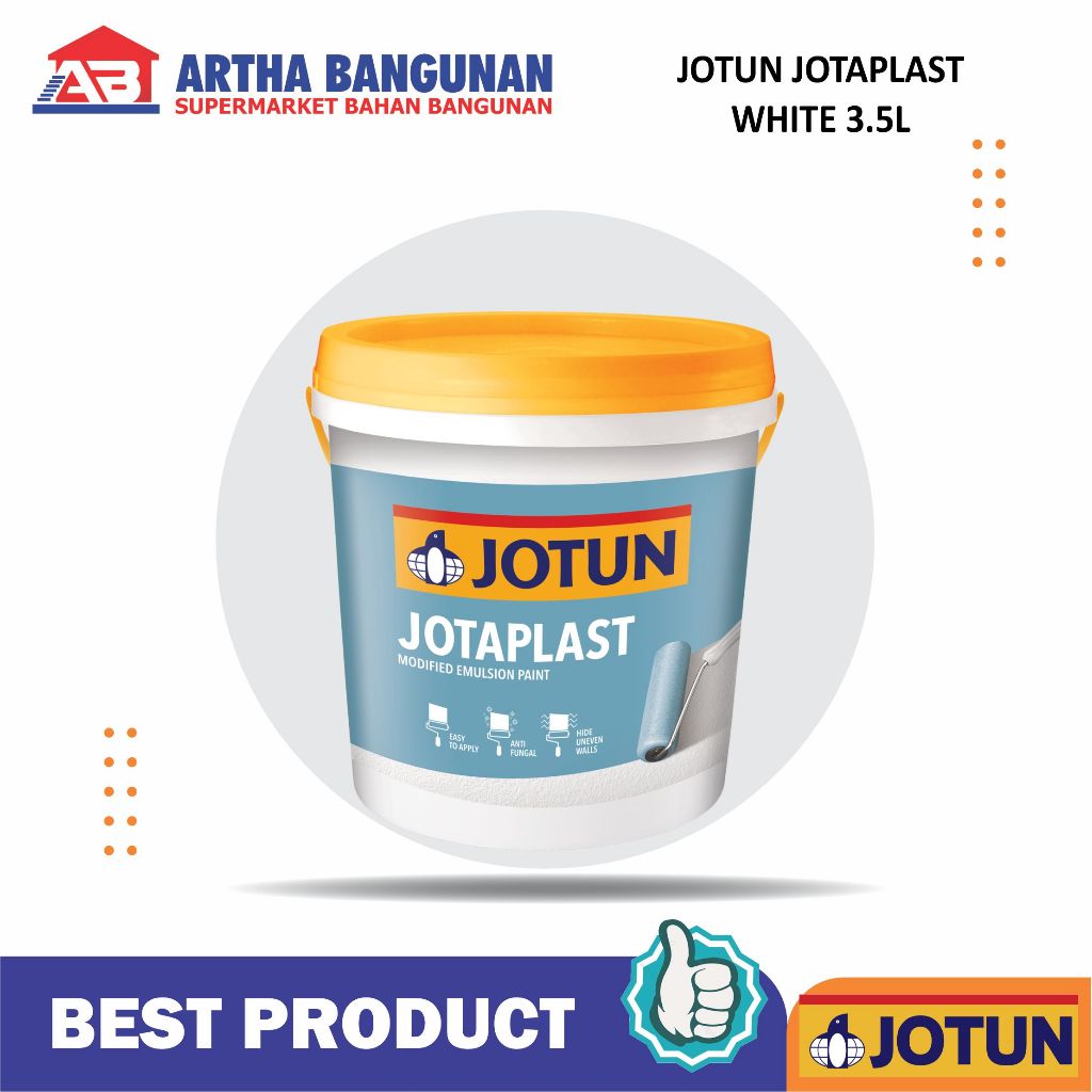 JOTUN JOTAPLAST CAT INTERIOR ANTI JAMUR PUTIH 18 LTR