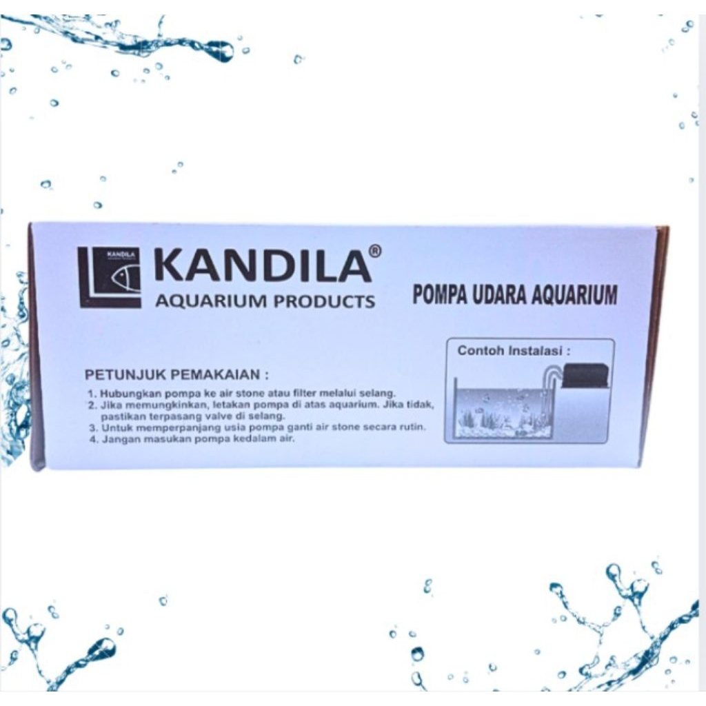 KANDILA KD 410 AERATOR POMPA UDARA AIRPUMP AQUARIUM 2 LUBANG
