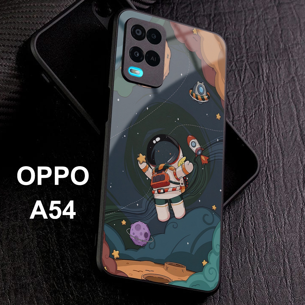 Case OPPO A54 Glossy Motif ASTRONOT CUTE Casing Hp Oppo A54 Lentur Silikon Kesing Softcase Bisa cod