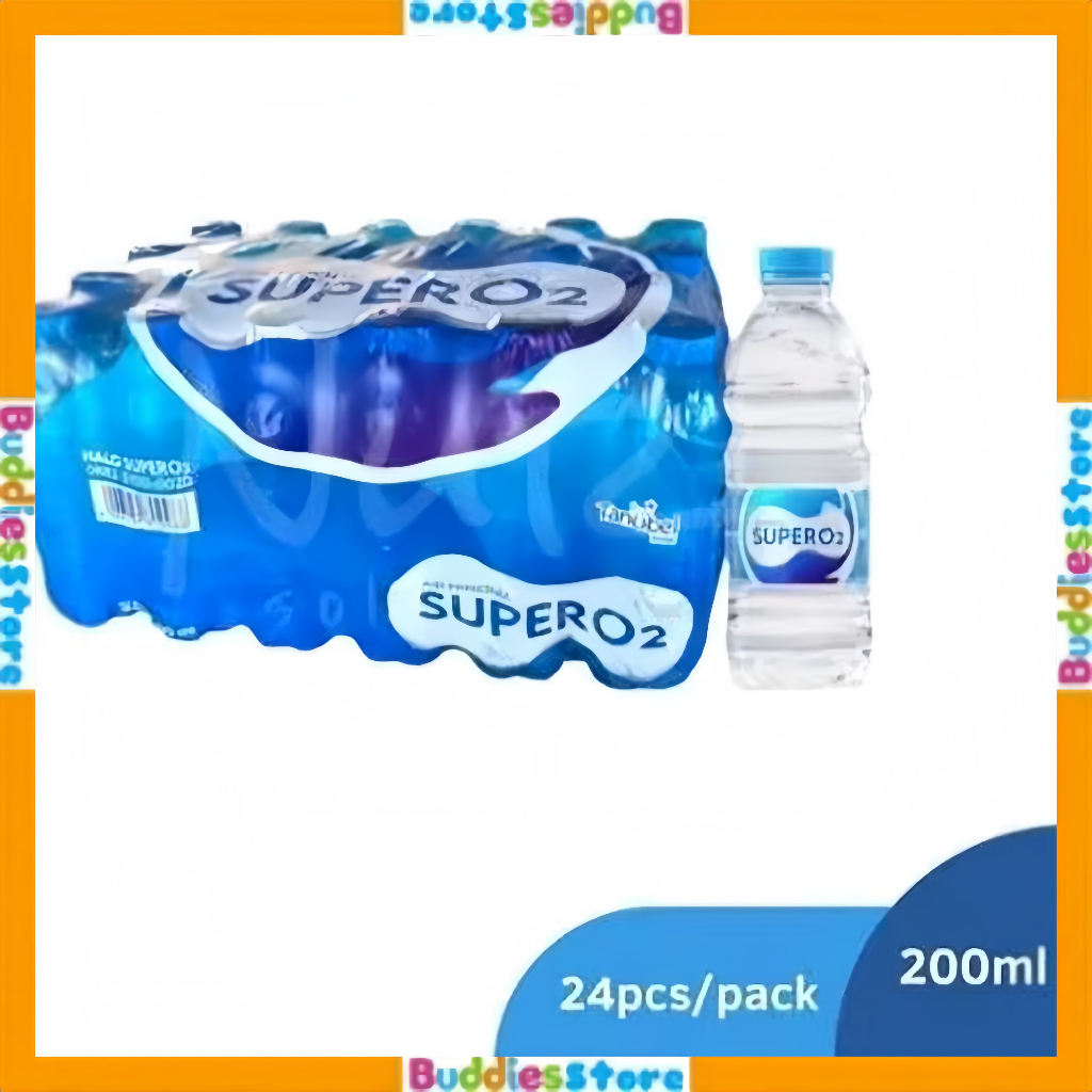 

AIR MINUM MINERAL SUPER O2 24 PCS BOTTLES (24 x 200ML) - AIR MINUM