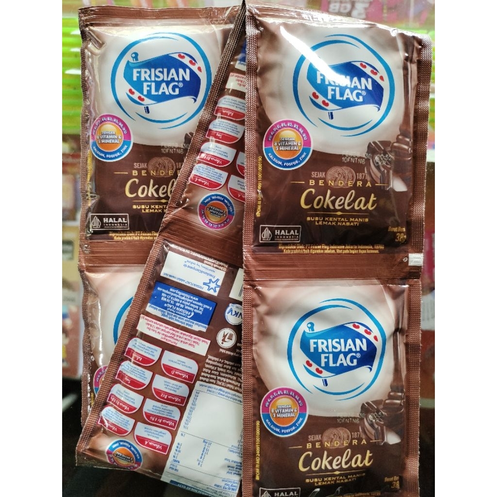 

Frisian flag kental manis 37g 1renceng isi 6sachet