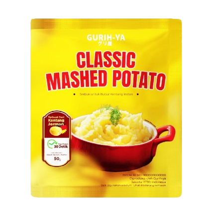 

GURIH YA CLASSIC MASHED POTATO 50GR 8997216627508