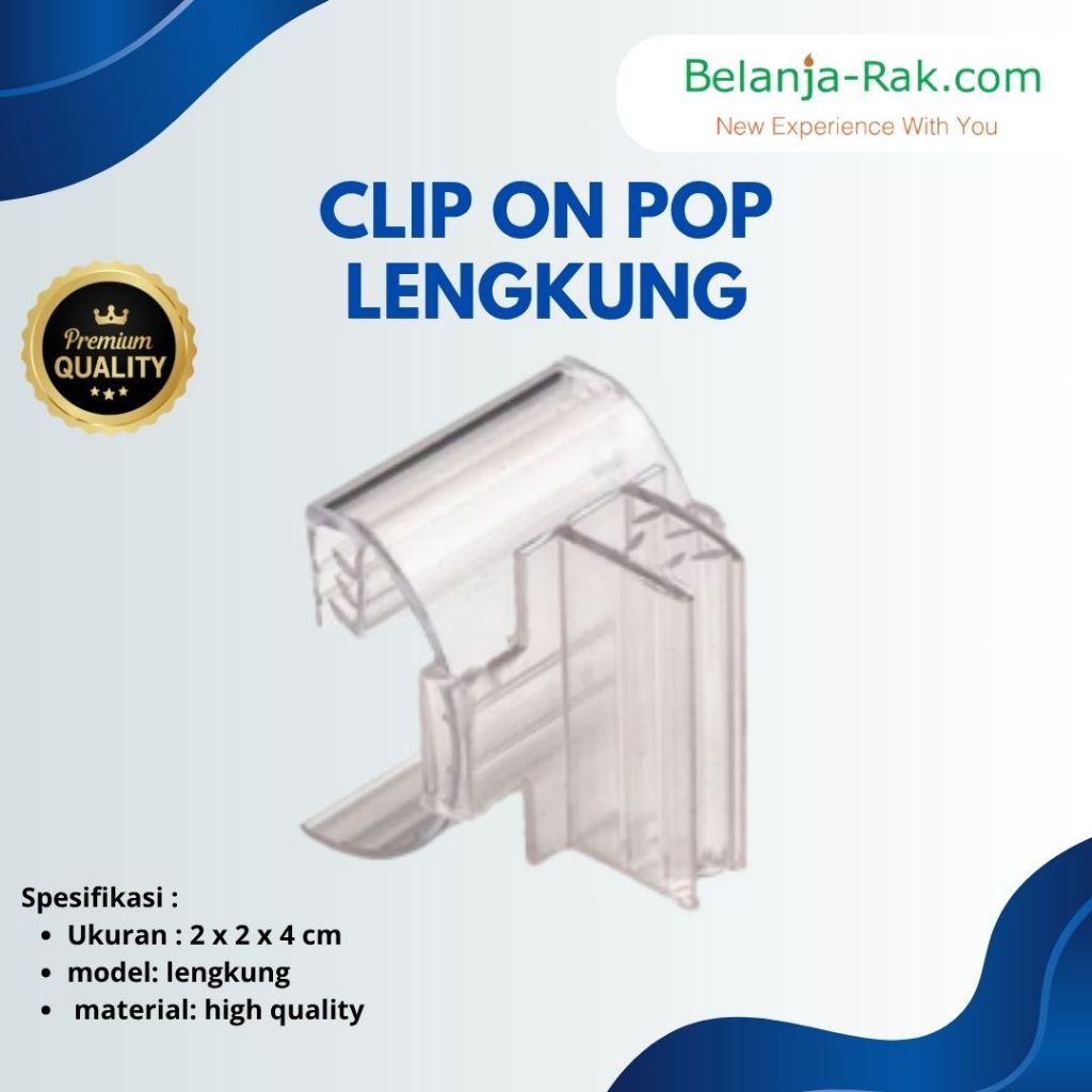 

Clip on Pop lengkung Clip On Penjepit Kertas