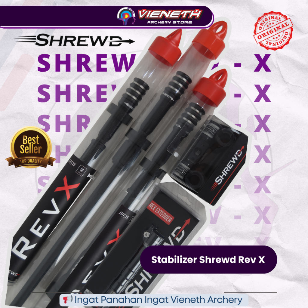 STABILIZER PANAHAN SHREWD REV - X STABILIZER RECURVE SET