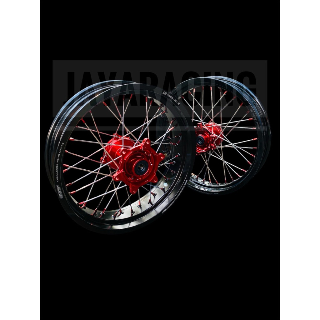 SCARLET VELG RING 17 425 350 300 250 215 185 TROMOL CNC SCARLET CRF 150 WR 155 KLX 150 DTRACKER 150